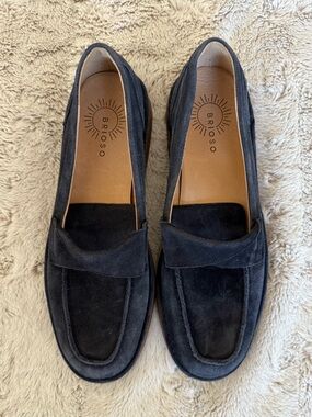 Brioso by Alegria Clarence Suede Twisted Loafers | No Box